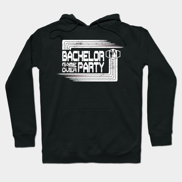 Bachelor Party Game Over Hoodie by Cheesybee